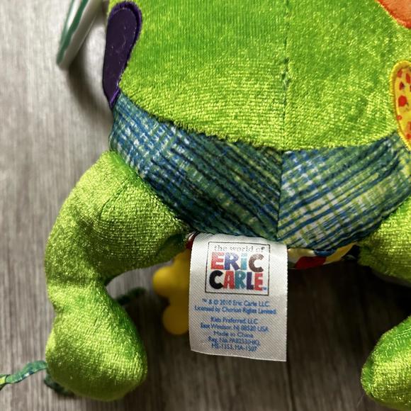 Preferred Kids The World of Eric Carle Plush Activity Frog - Picture 3 of 3